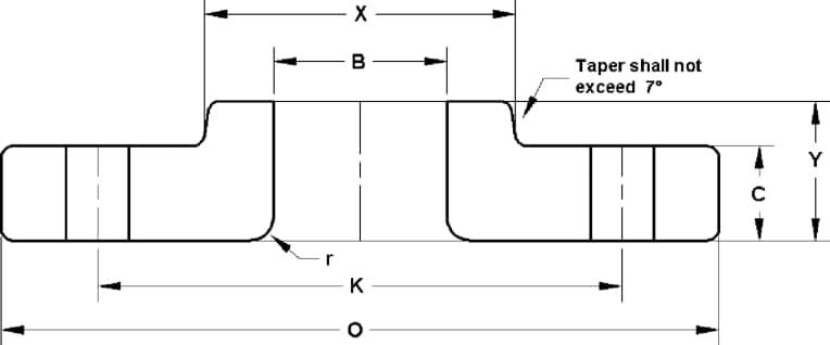 фланцы, соответствующие маркировке asme