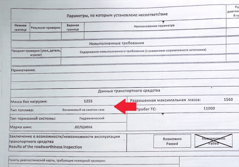 Маркировка метанных баллонов