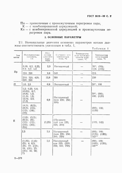 Маркировка парового энергетического котла