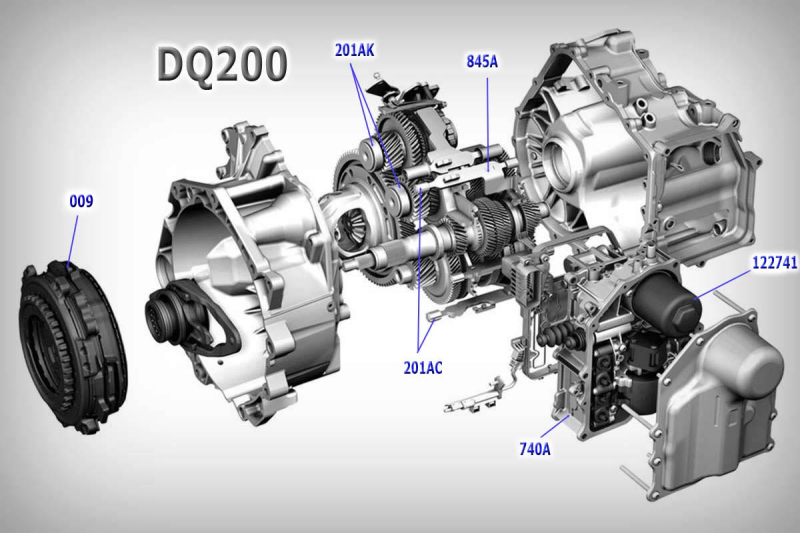 Руководство по ремонту DL501 (0B5) DSG 7 S-Tronic